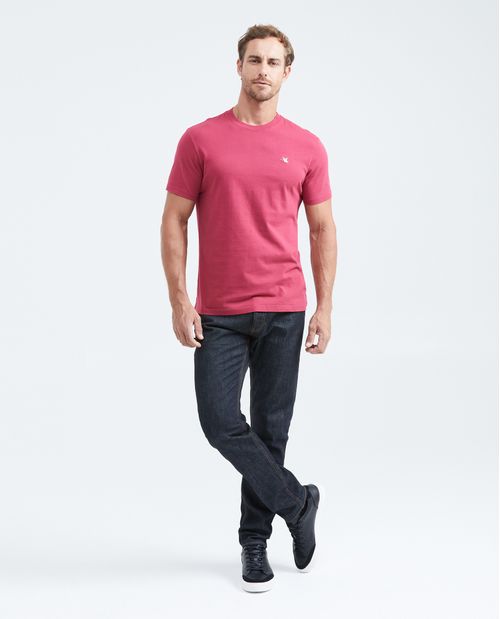 Camiseta Básica Slim fit Cuello Redondo en Algodón para Hombre