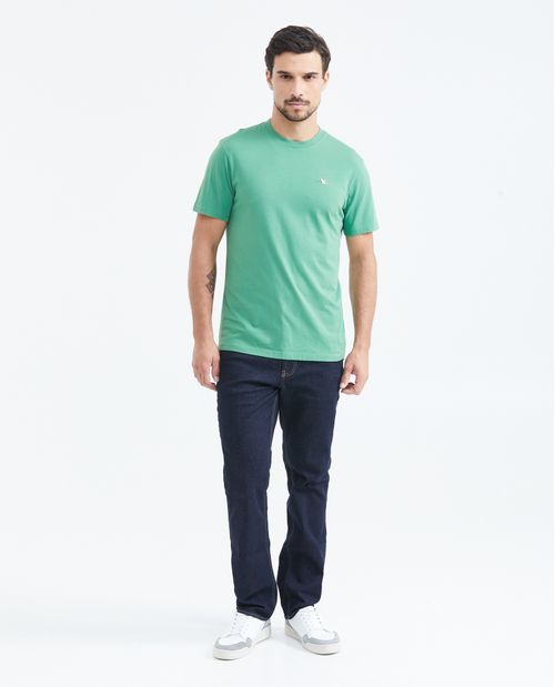 Camiseta Básica Slim fit Cuello Redondo en Algodón para Hombre