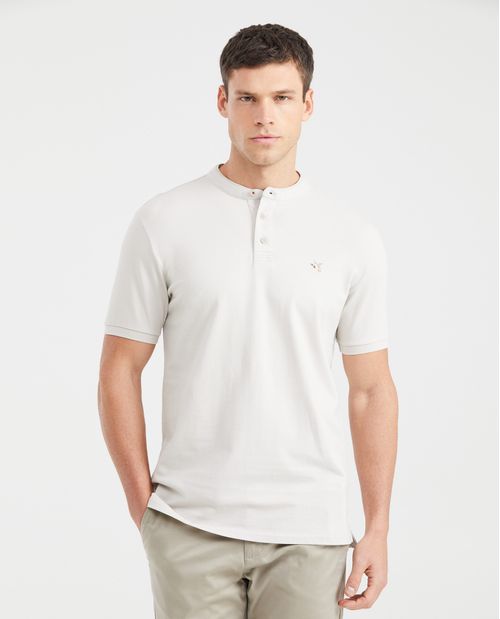 Camiseta Polo Slim Fit Cuello Nerú para Hombre