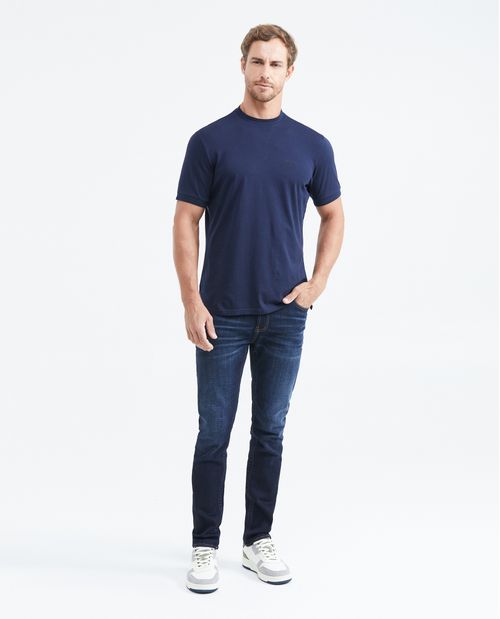 Camiseta Classic Fit Cuello Redondo en Algodón para Hombre