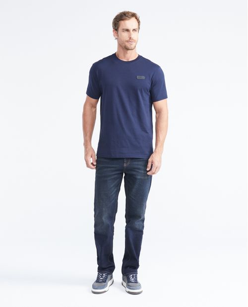 Camiseta Classic Fit Cuello Redondo en Algodón con Acabado Dry - Soft para Hombre