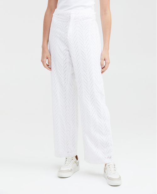 Pantalón en Ojalillo para Mujer