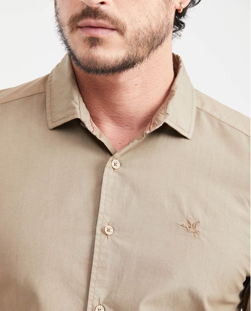 Camisa Slim Fit Manga Larga para Hombre