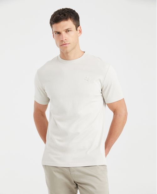 Camiseta Slim Fit Cuello Redondo en Algodón con Acabado Dry - Soft para Hombre