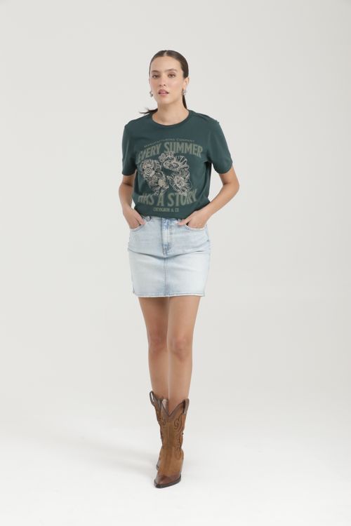 Camiseta Estampada para Mujer
