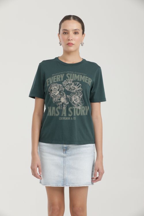 Camiseta Estampada para Mujer