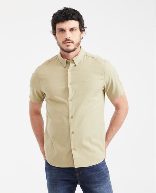 Camisa Classic Fit Manga Corta para Hombre