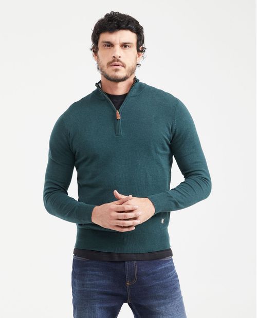 Suéter Tejido con Cuello Nerú para Hombre