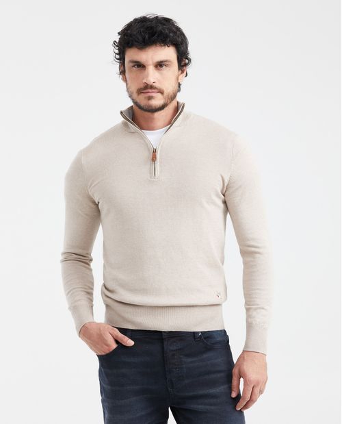 Suéter Tejido con Cuello Nerú para Hombre