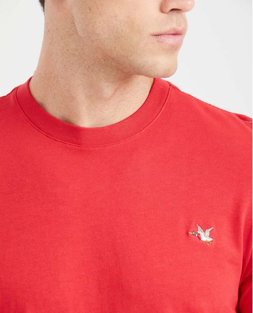 Camiseta Básica Slim fit Cuello Redondo en Algodón para Hombre