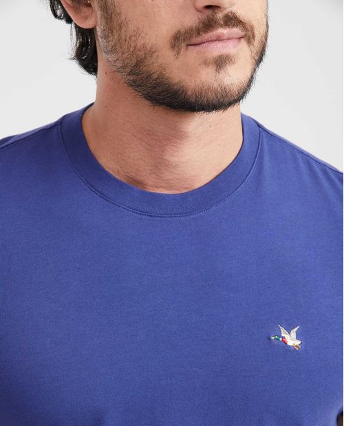 Camiseta Básica Slim fit Cuello Redondo en Algodón para Hombre