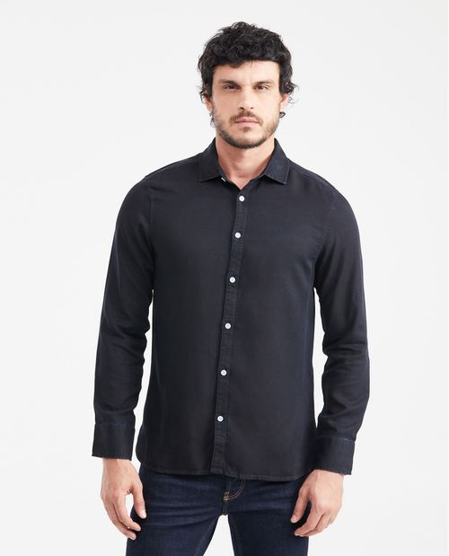Camisa Premium Slim Fit Manga Larga para Hombre