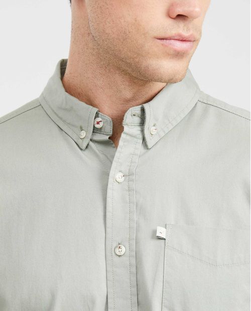 Camisa Classic Fit Manga Corta en Algodón para Hombre