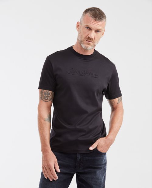 Camiseta Slim Fit Cuello Redondo con Estampado para Hombre