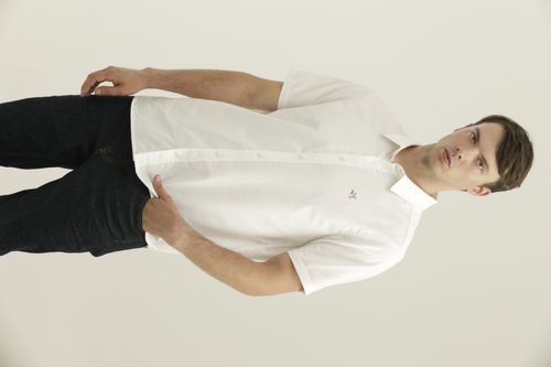 Camisa Manga Corta de Algodón para Hombre