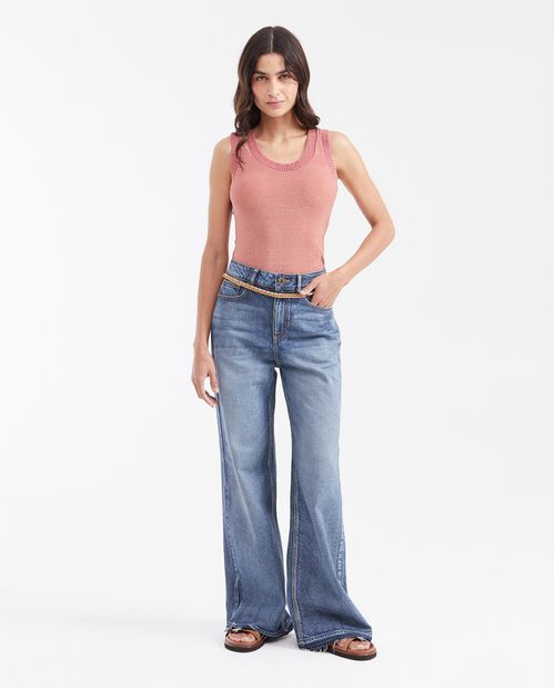 Camiseta Tipo Tank Top para Mujer