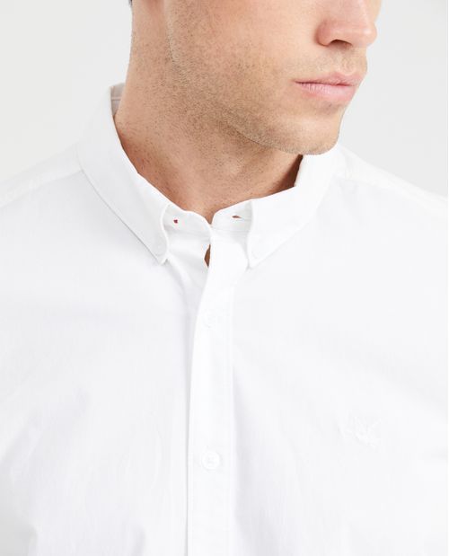 Camisa Manga Larga para Hombre en Algodón y Elastano