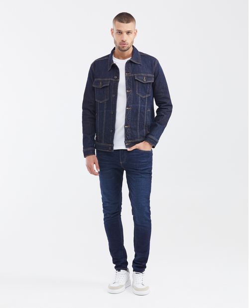 Chaqueta Trucker Algodón-Elastano Masculina
