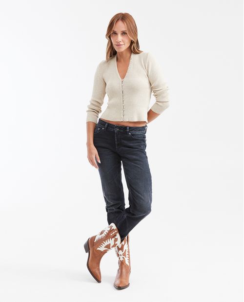 Women's Sweater: Cardigan de Viscosa para Mujer