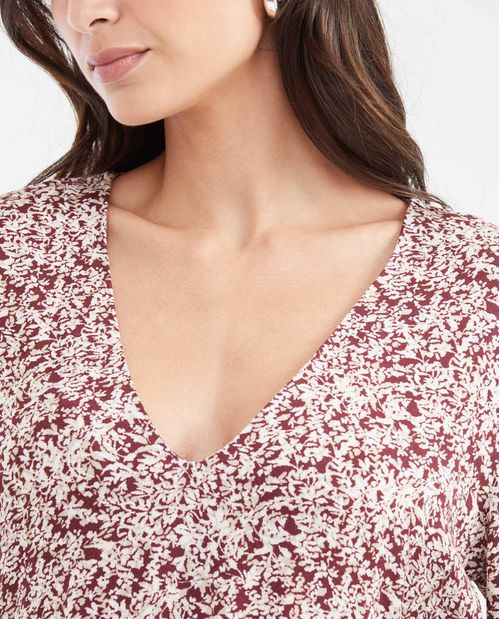 Vestido Manga Larga Viscosa Femenino