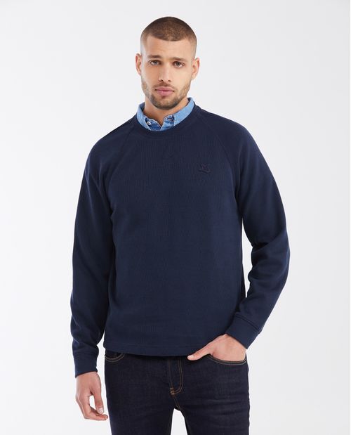 Buzo cerrado con Aplique Bordado para Hombre