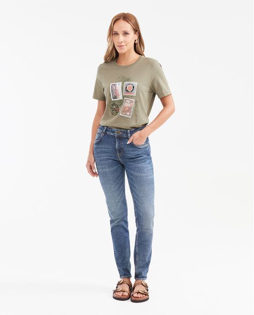 Camiseta Manga Corta Femenina