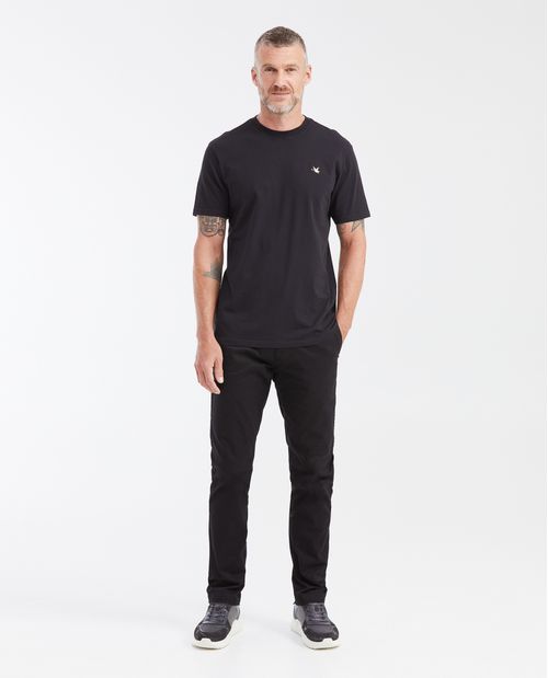 Camiseta Básica Slim fit Cuello Redondo en Algodón para Hombre