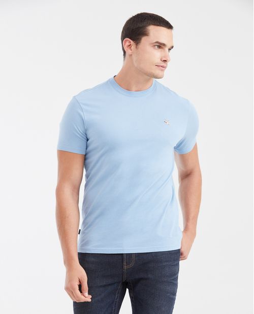 Camiseta Básica Slim fit Cuello Redondo en Algodón para Hombre