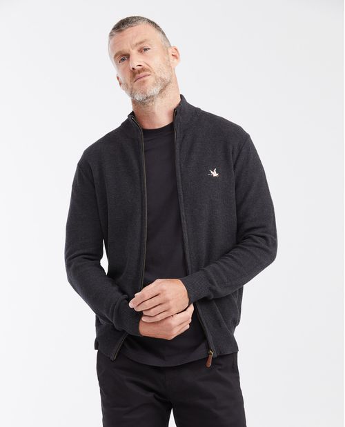 Chaqueta Tejida con Cuello Nerú para Hombre