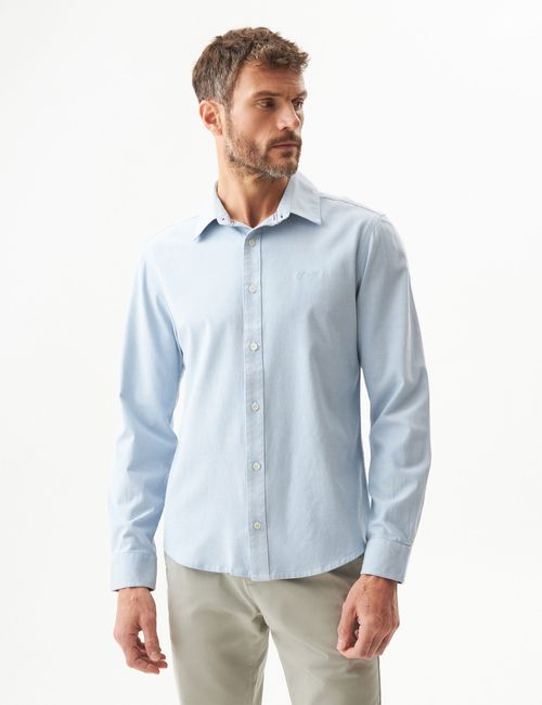 Camisa Slim Fit Para Hombre
