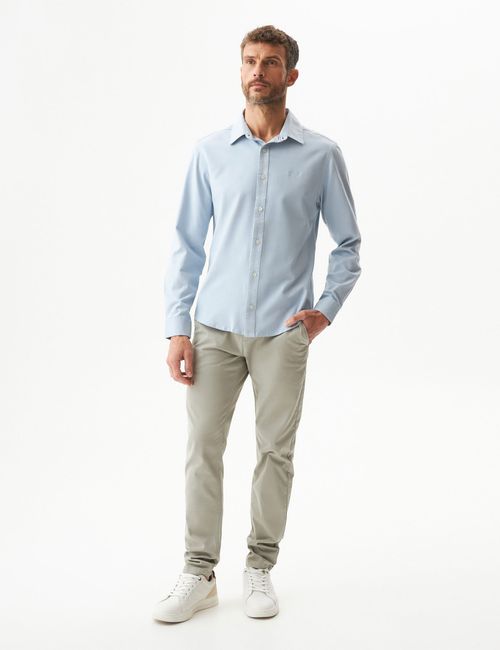 Camisa Slim Fit Para Hombre