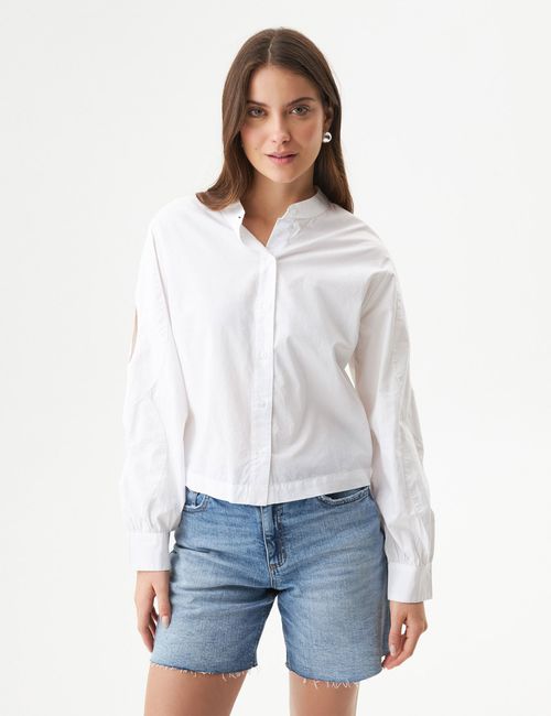 Camisa Cropped Para Mujer