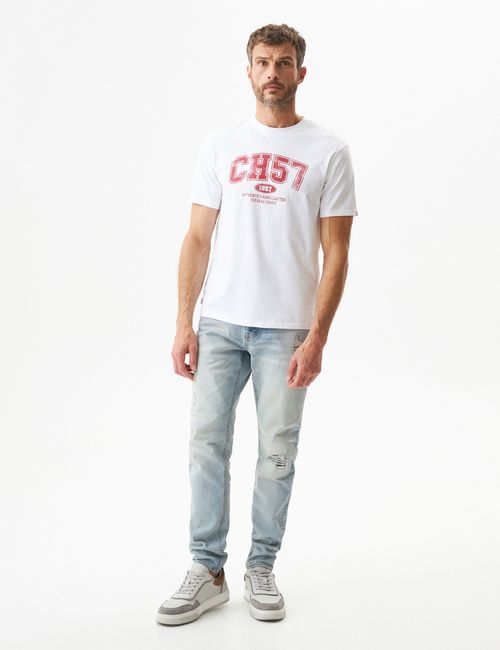 Camiseta Slim Fit Para Hombre