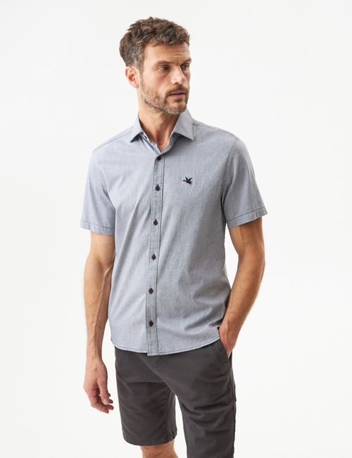 Camisa Slim Fit Para Hombre