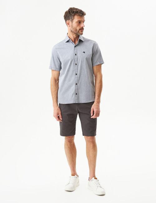 Camisa Slim Fit Para Hombre