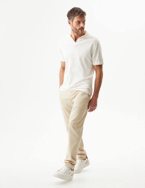 Camiseta Polo Tejida Para Hombre