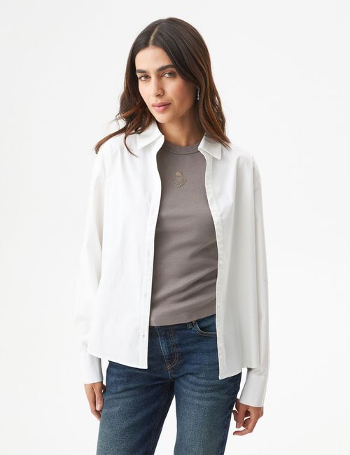 Camisa Manga Larga Para Mujer
