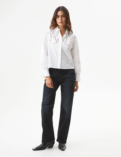 Camisa Slim Para Mujer