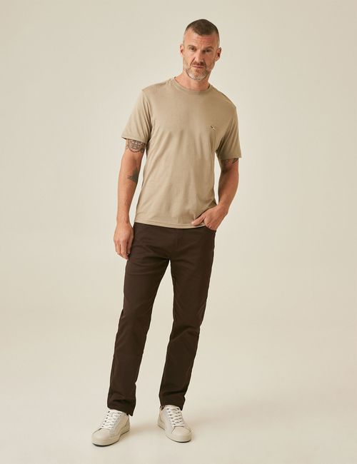 Camiseta Cuello U Para Hombre