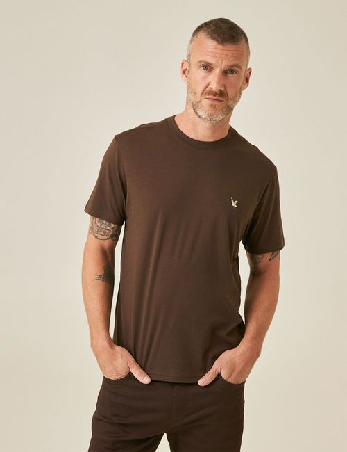 Camiseta Cuello U Para Hombre