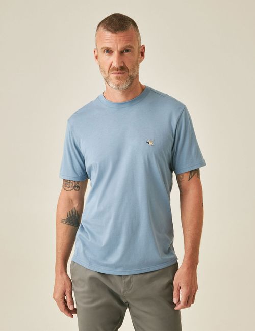 Camiseta Cuello U Para Hombre