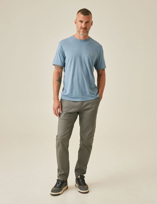 Camiseta Cuello U Para Hombre