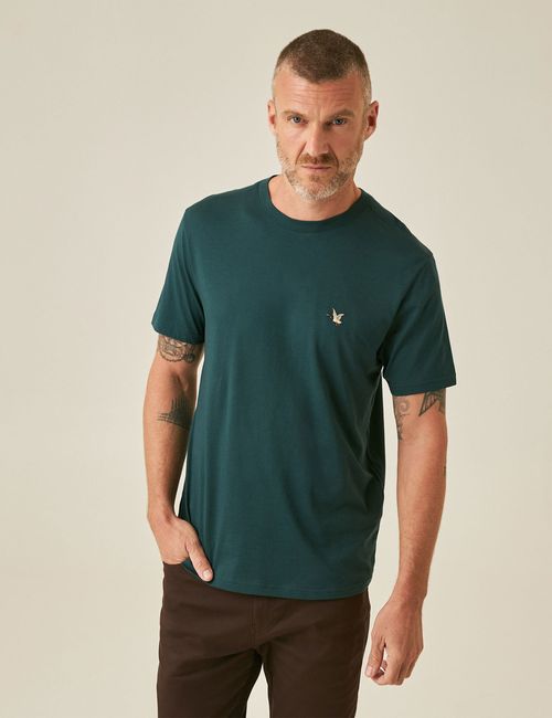 Camiseta Cuello U Para Hombre