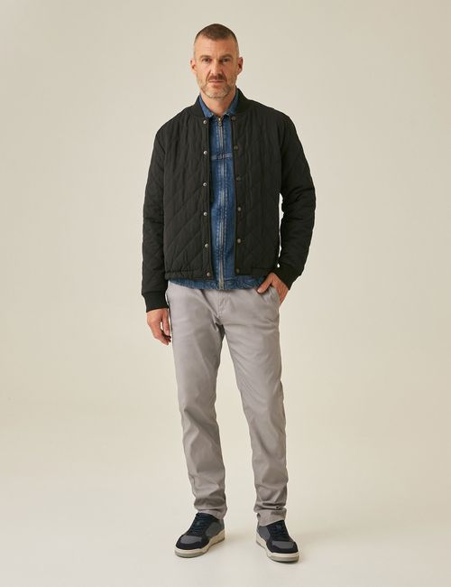 Chaqueta Bomber Para Hombre