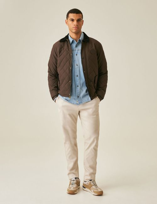 Chaqueta Acolchada Para Hombre