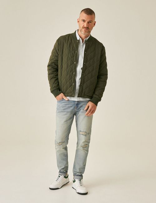 Chaqueta Bomber Para Hombre