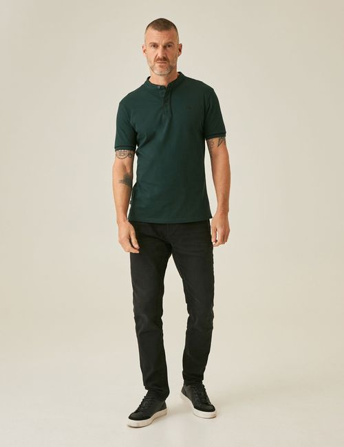 Camiseta Polo Cuello Neru Para Hombre