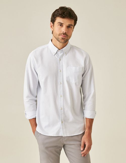 Camisa Con Bolsillos Para Hombre