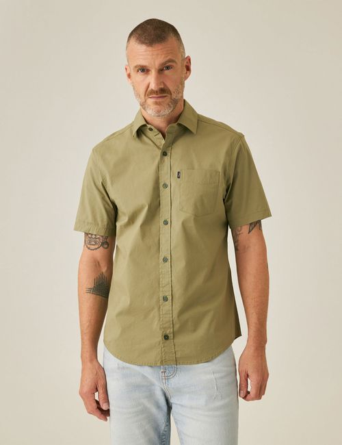 Camisa Manga Corta Para Hombre