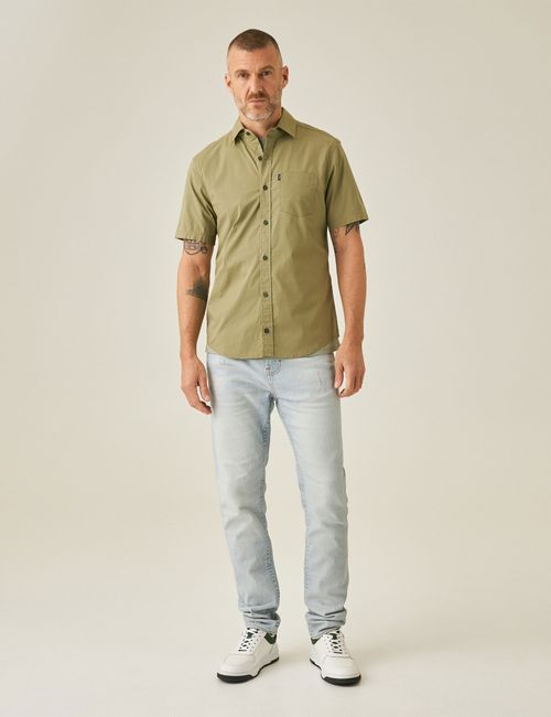 Camisa Manga Corta Para Hombre